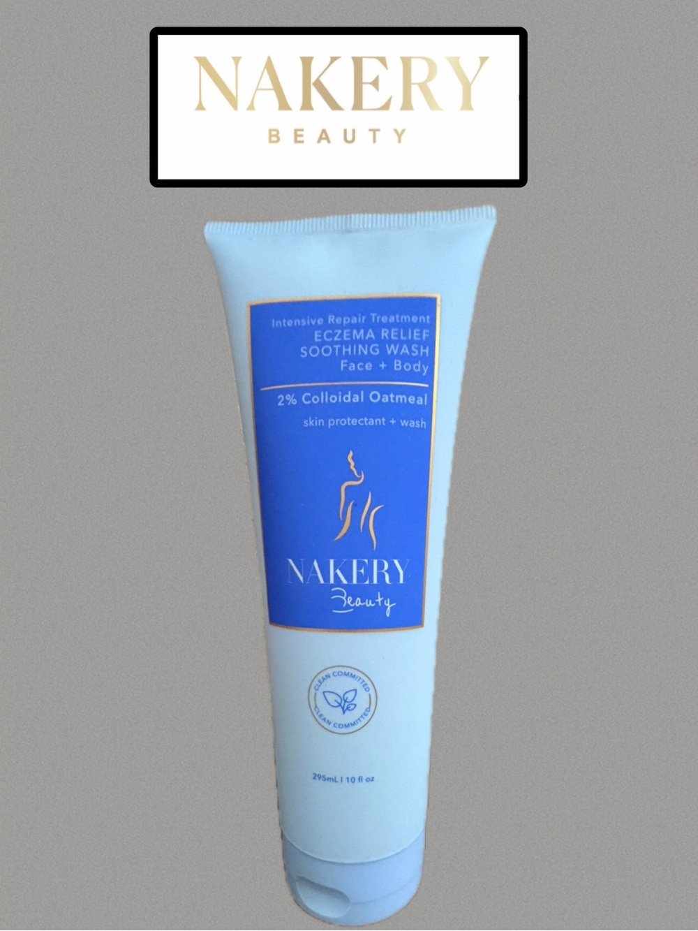 Nakery Beauty Intensive Repair Treatment Eczema Relief Soothing Wash 10i oz